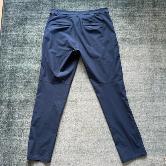 Lululemon Pants Mens 32x31 Blue Commission Classic Warpstreme Stretch LM5AEXS - Picture 3 of 5